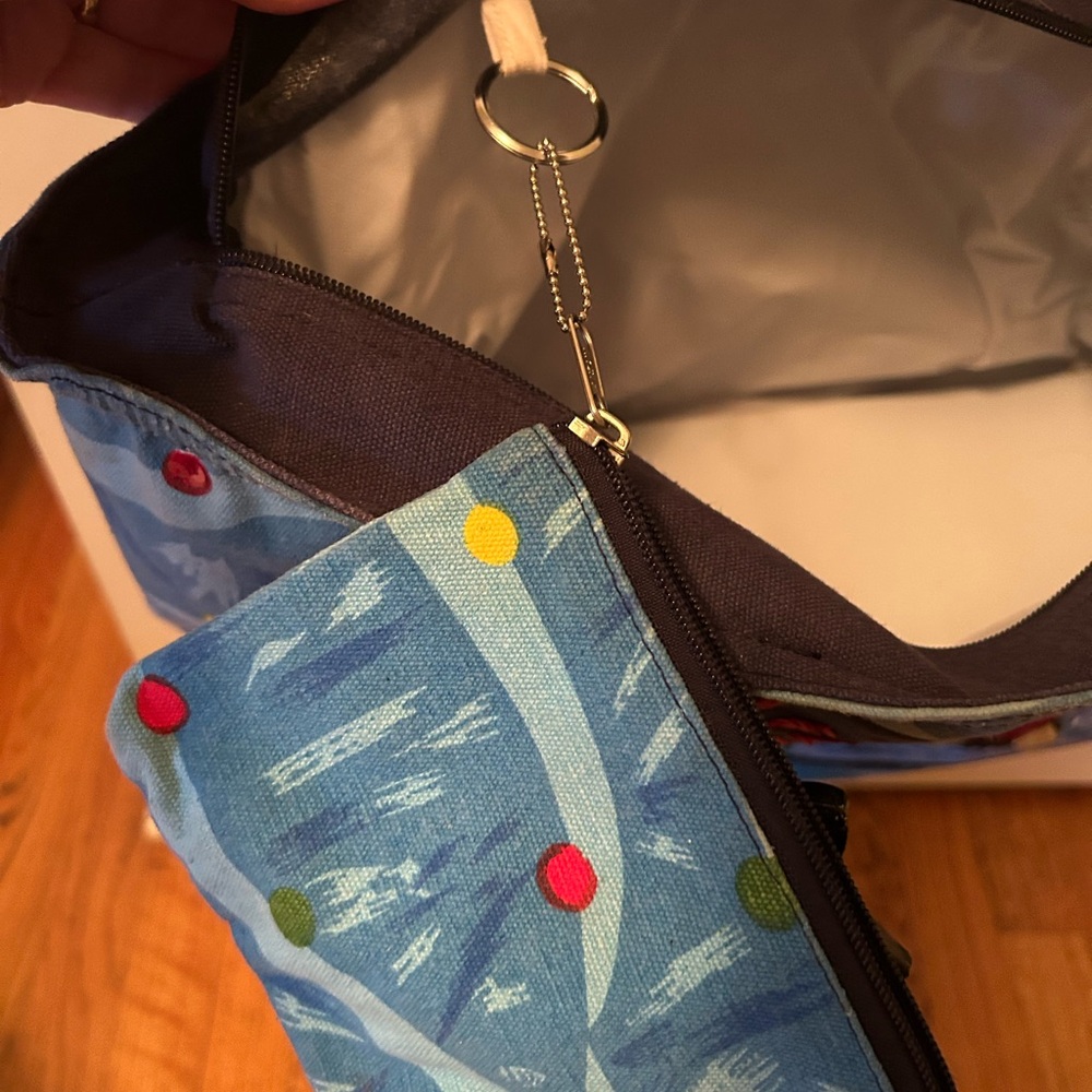 Colorful Fish Pattern Tote Bag - Picture 6 of 8